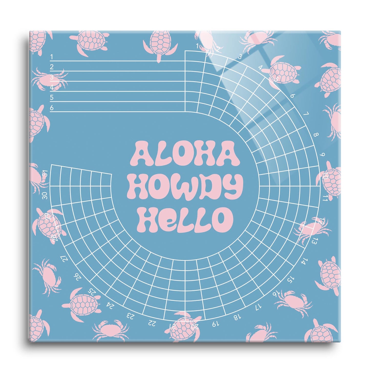 Coastal Aloha Howdy Hello | 12x12