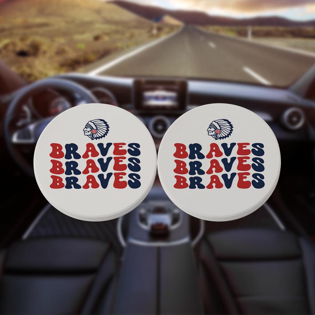 Clairmont & Co Game Day Wave Braves | 2.65x2.65