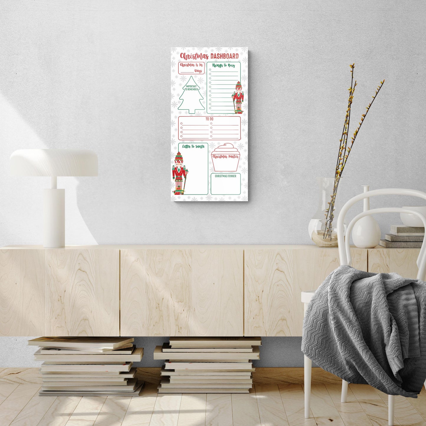 Classic Candyland Nutcracker Christmas Dashboard | 12x24