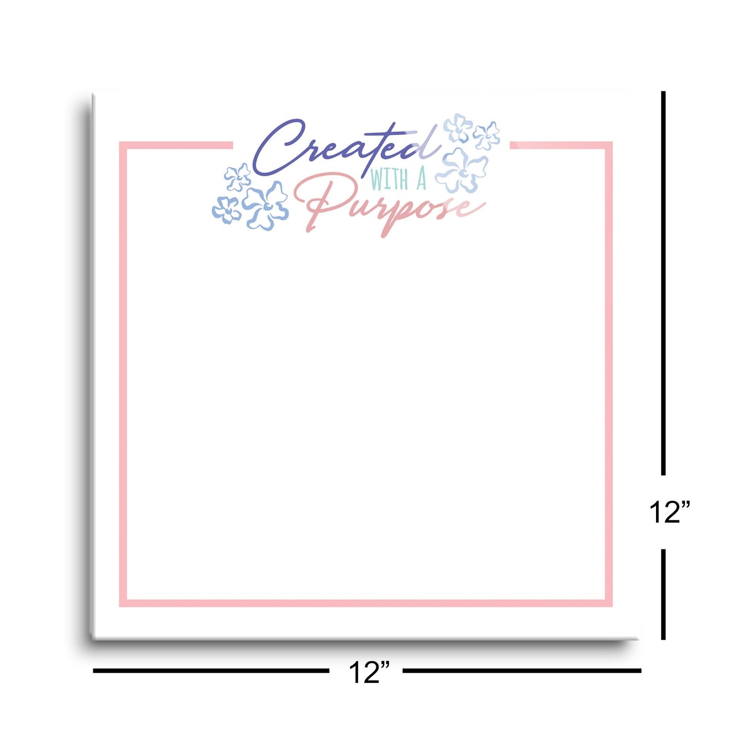 Clairmont & Co Faith Created With Purpose Notes | 12x12