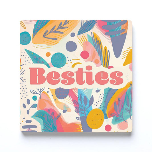 Valentine's Day Besties Abstract Pattern | 4x4