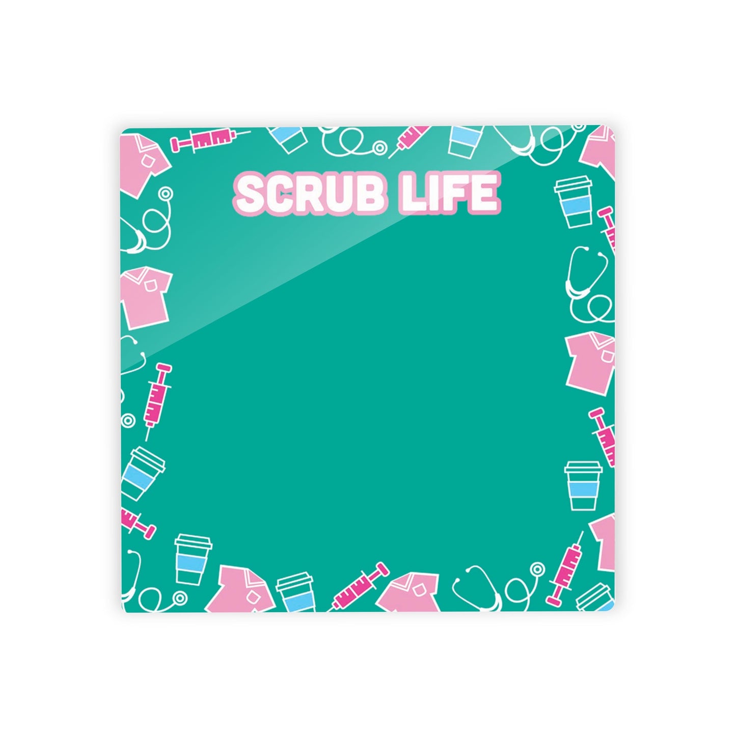 Clear Reminder-Scrub Life Icons Green | 4x4