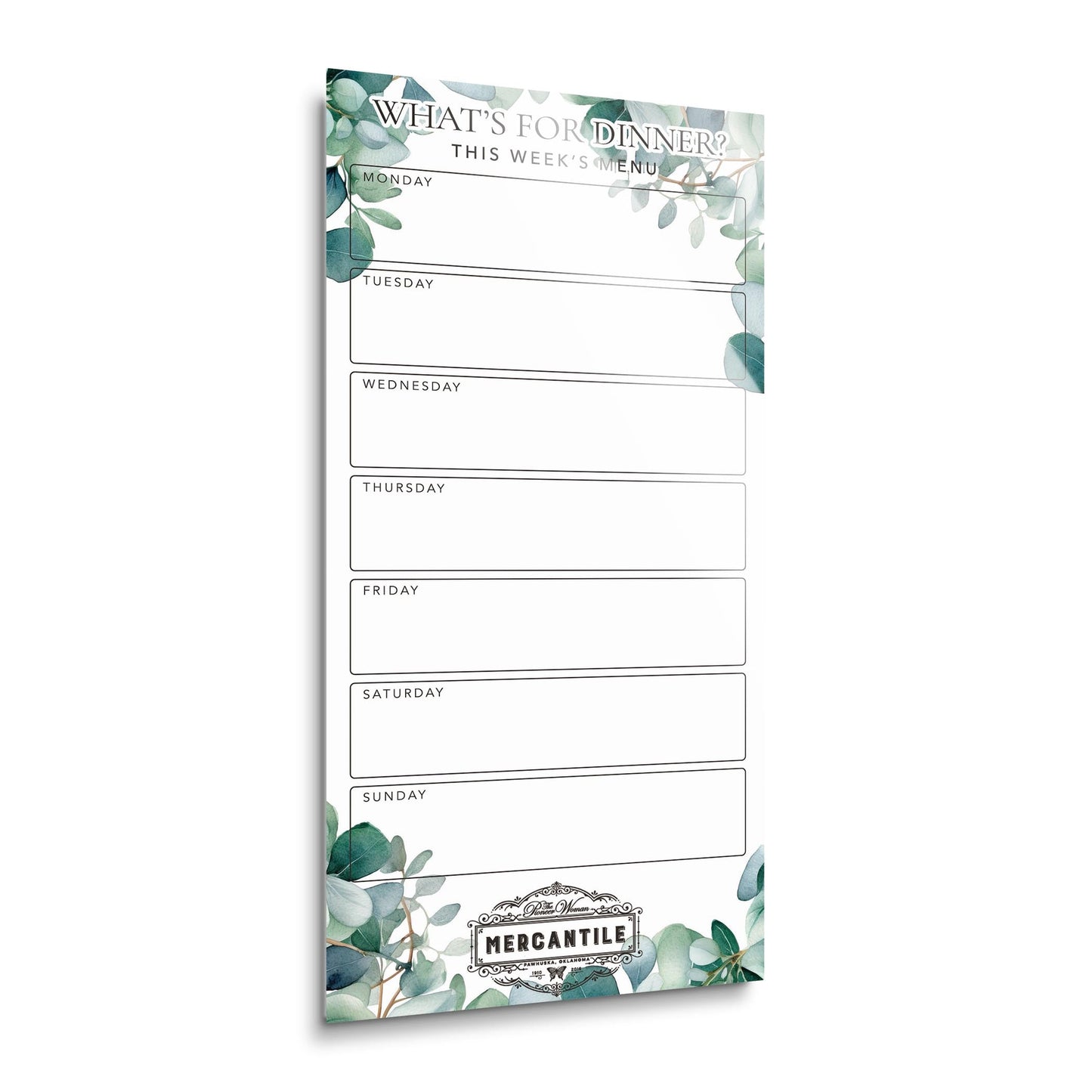 Eucalyptus What's For Dinner Mercantile | 12x24