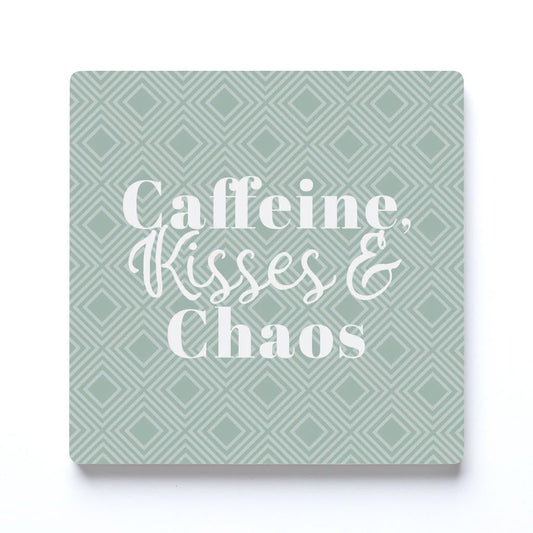 Mother's Day Caffeine Kisses & Chaos Green | 4x4
