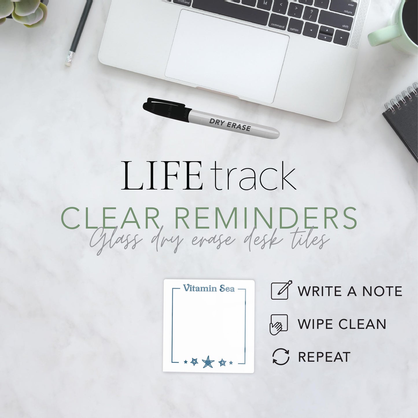 Coastal Vitamin Sea Notes | 4x4