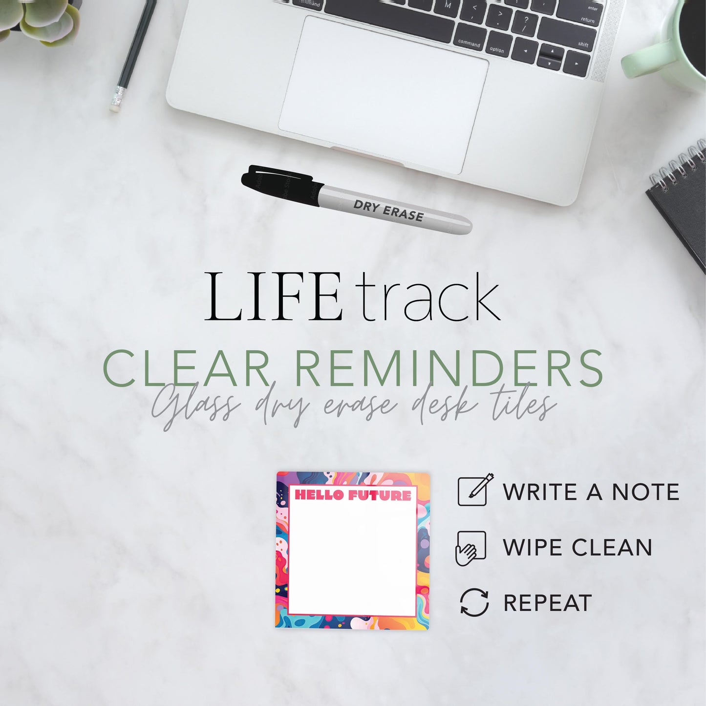 Graduation Reminders Abstract Fluid Future | 4x4