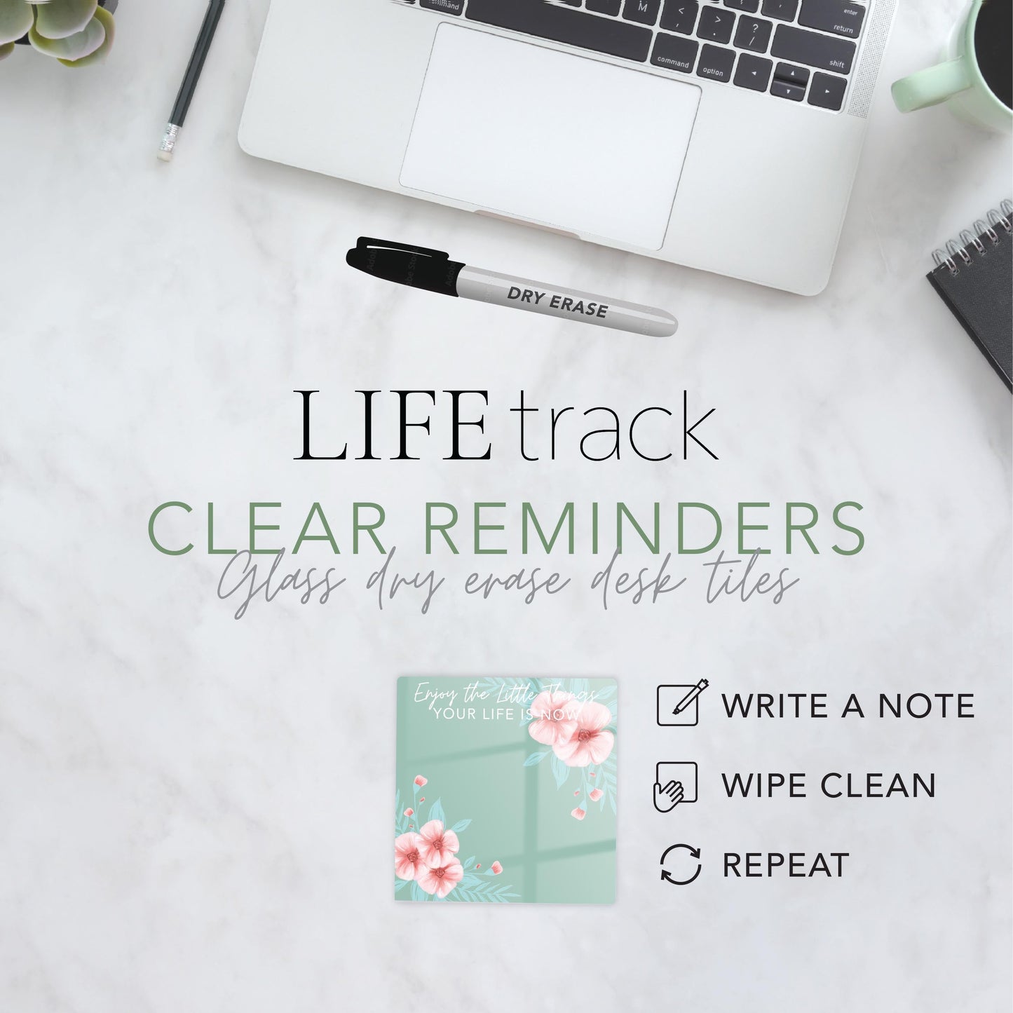 Colorful Faith Notes Floral Life Is Now | 4x4