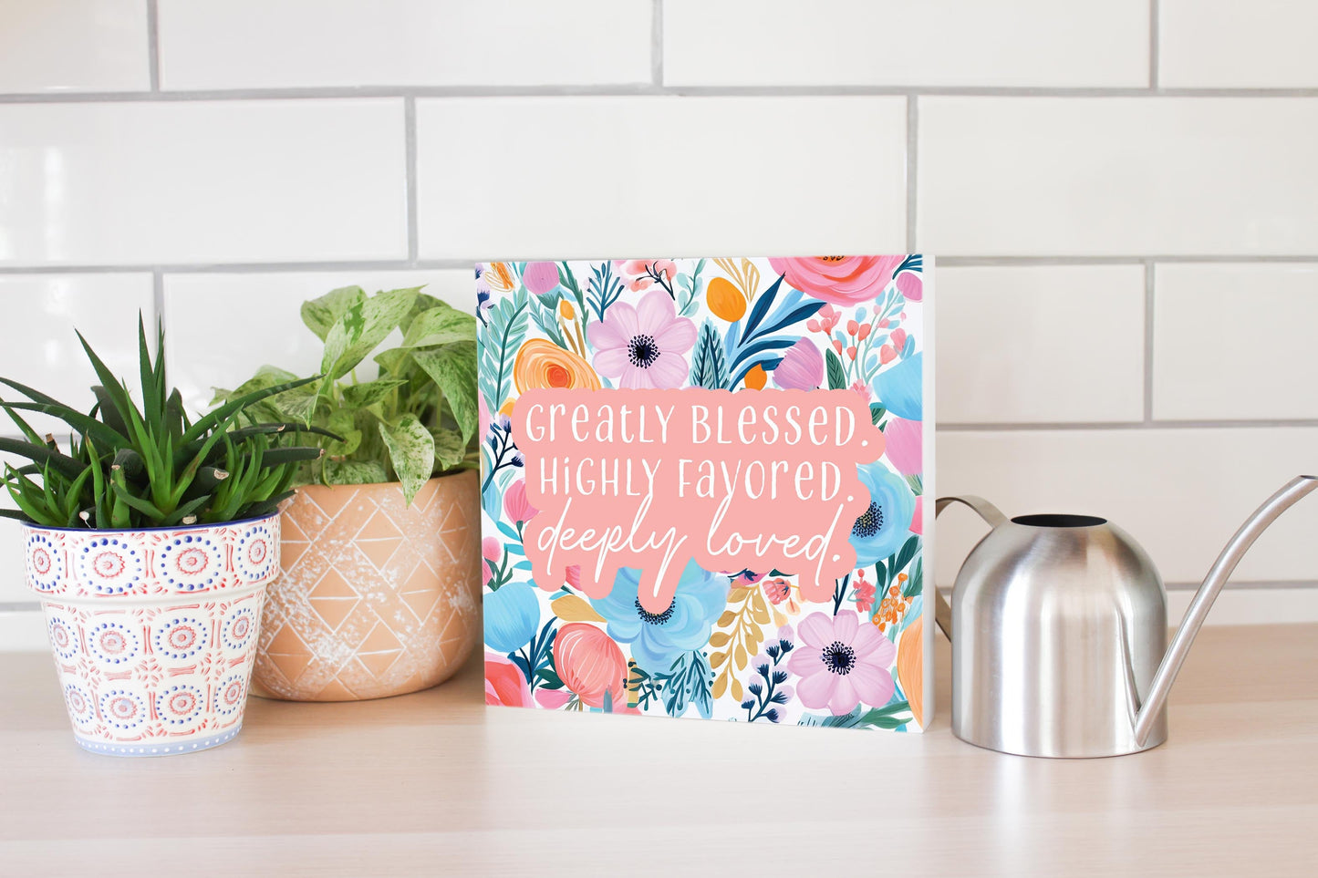 Floral Spring Deeply Loved | 10x10