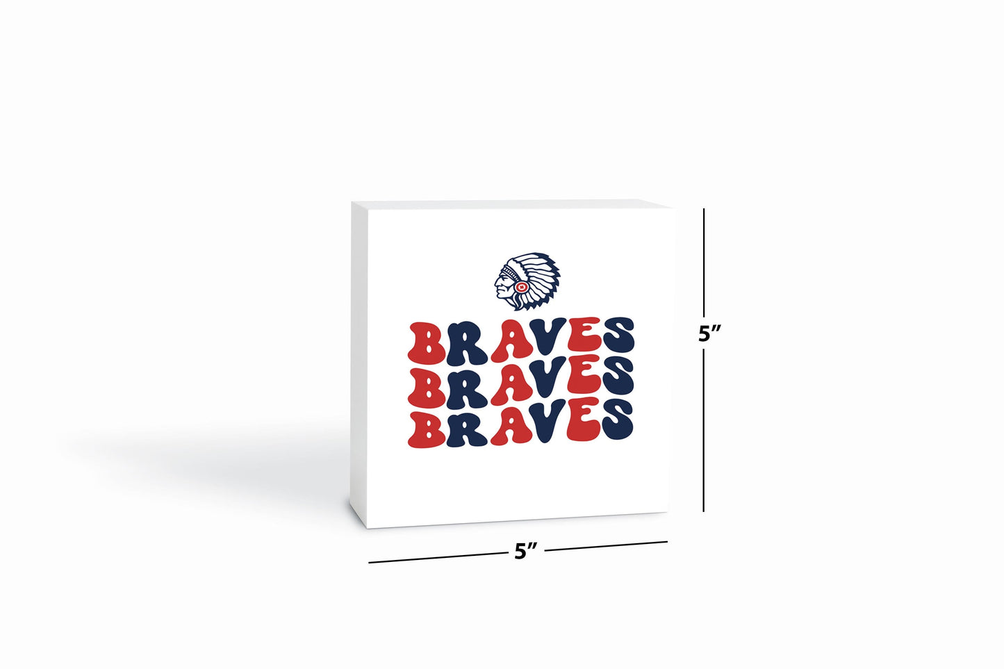 Clairmont & Co Game Day Wave Braves | 5x5