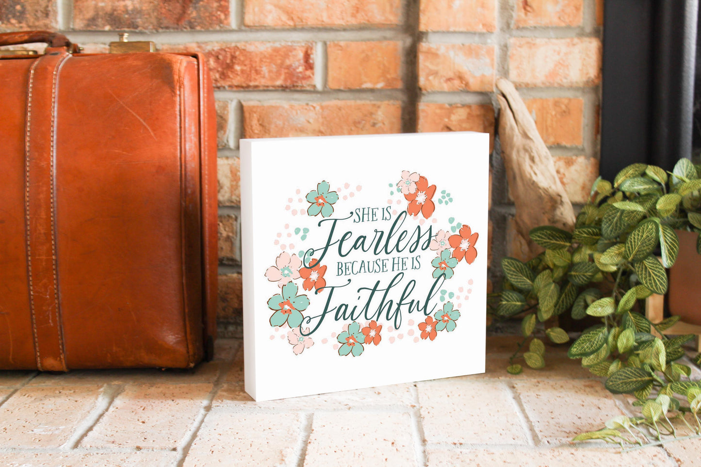 Clairmont & Co Faith She Is Fearless | 10x10