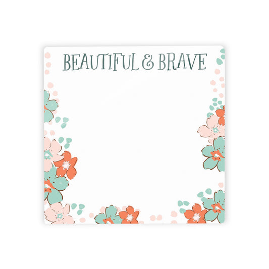 Clairmont & Co Faith Beautiful & Brave Notes | 4x4