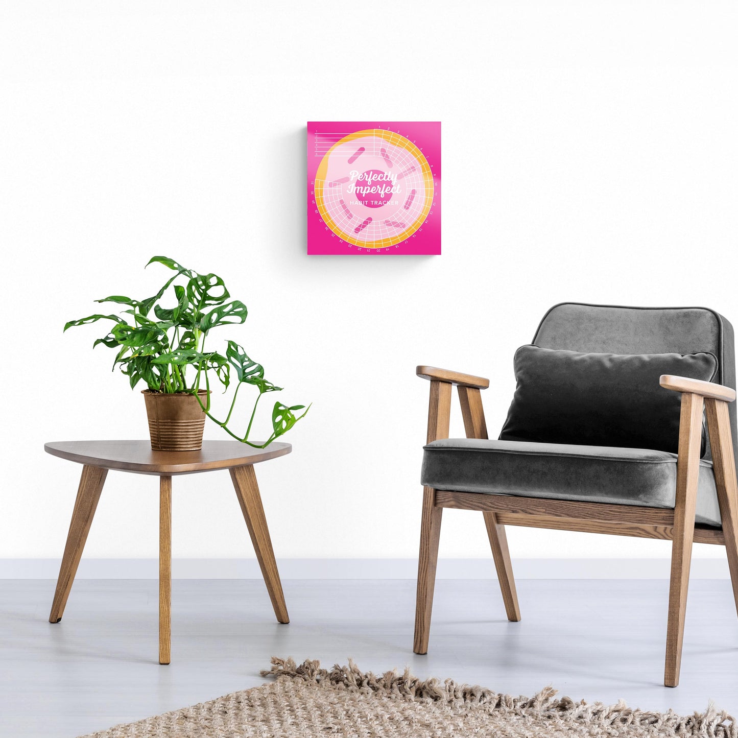 Pink Dream Donut Perfectly Imperfect | 12x12