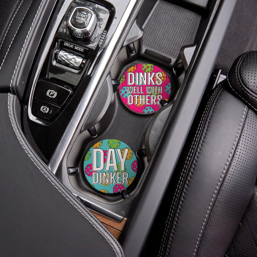 Neon Pickleball Dinks Well & Day Dinker | 2.65x2.65