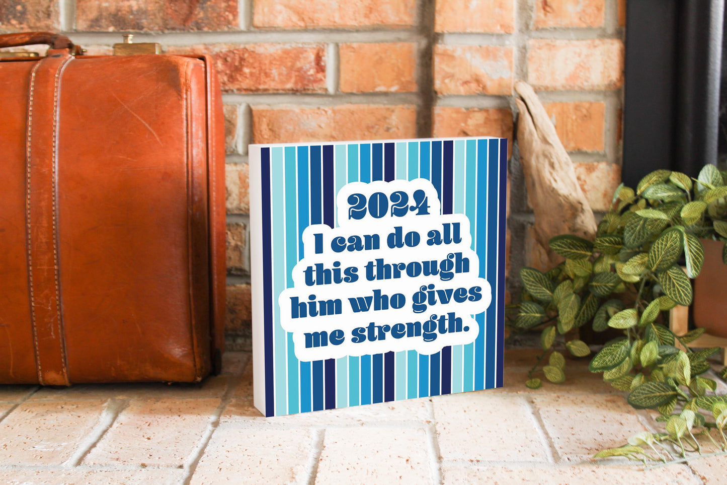 Graduation 2024 I Can Do All This Blue Stripe | 10x10