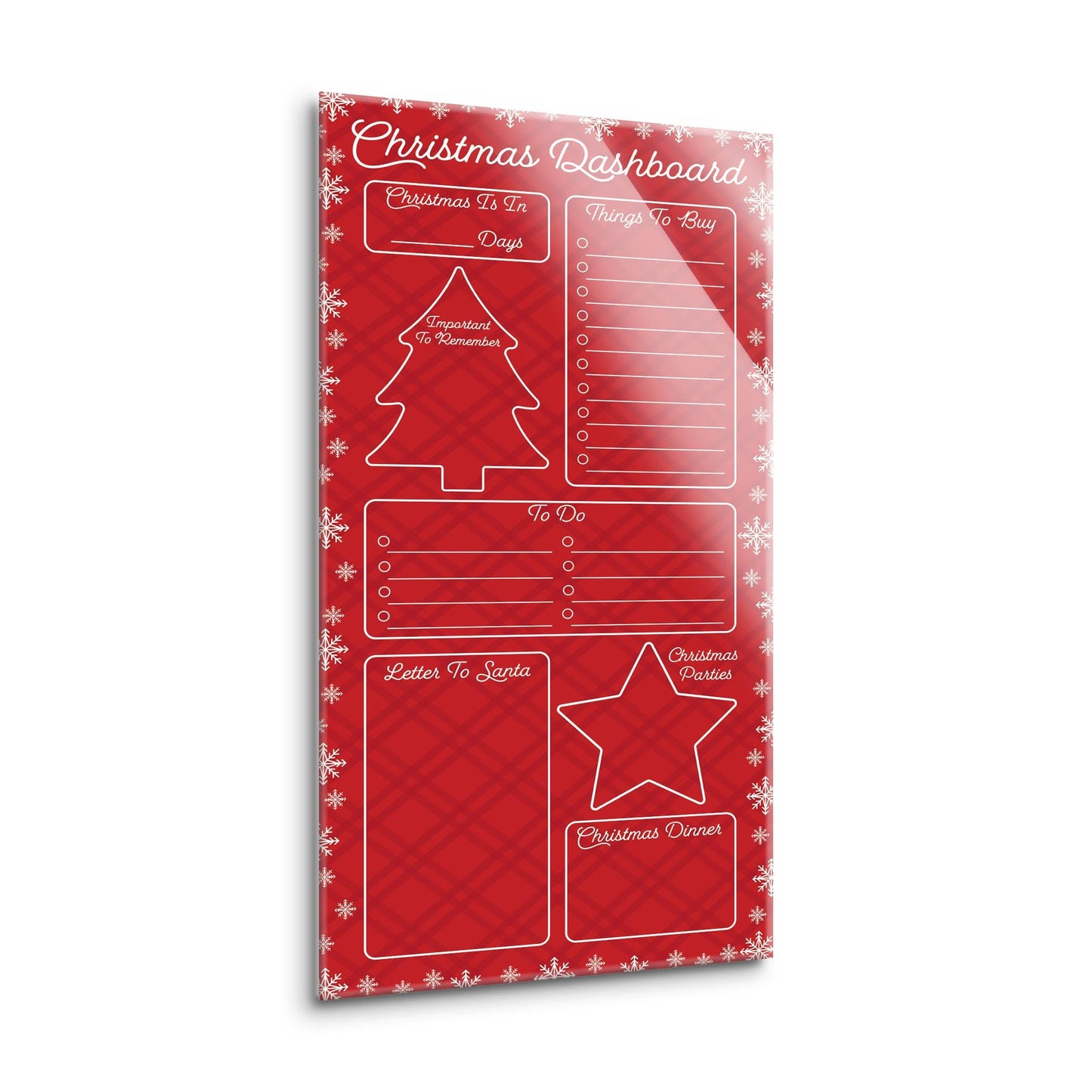 Classy Christmas Dashboard | 8x16