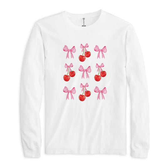 Long Sleeve Tee Pre Pack Cherries & Bows