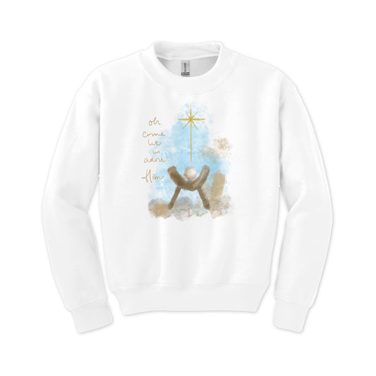 Youth Sweatshirt Pre Pack Let Us Adore Him