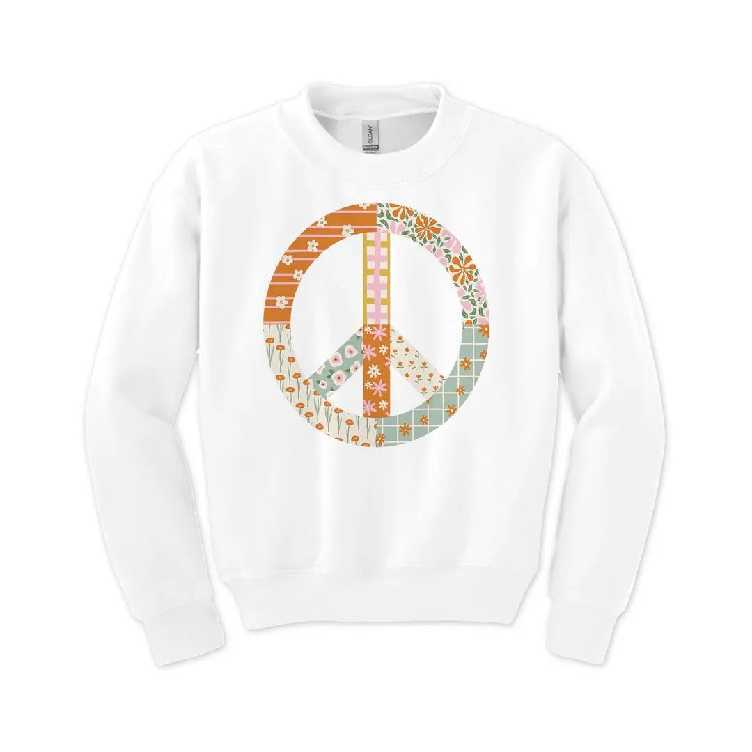 Youth Sweatshirt Pre Pack Spring Peace Sign