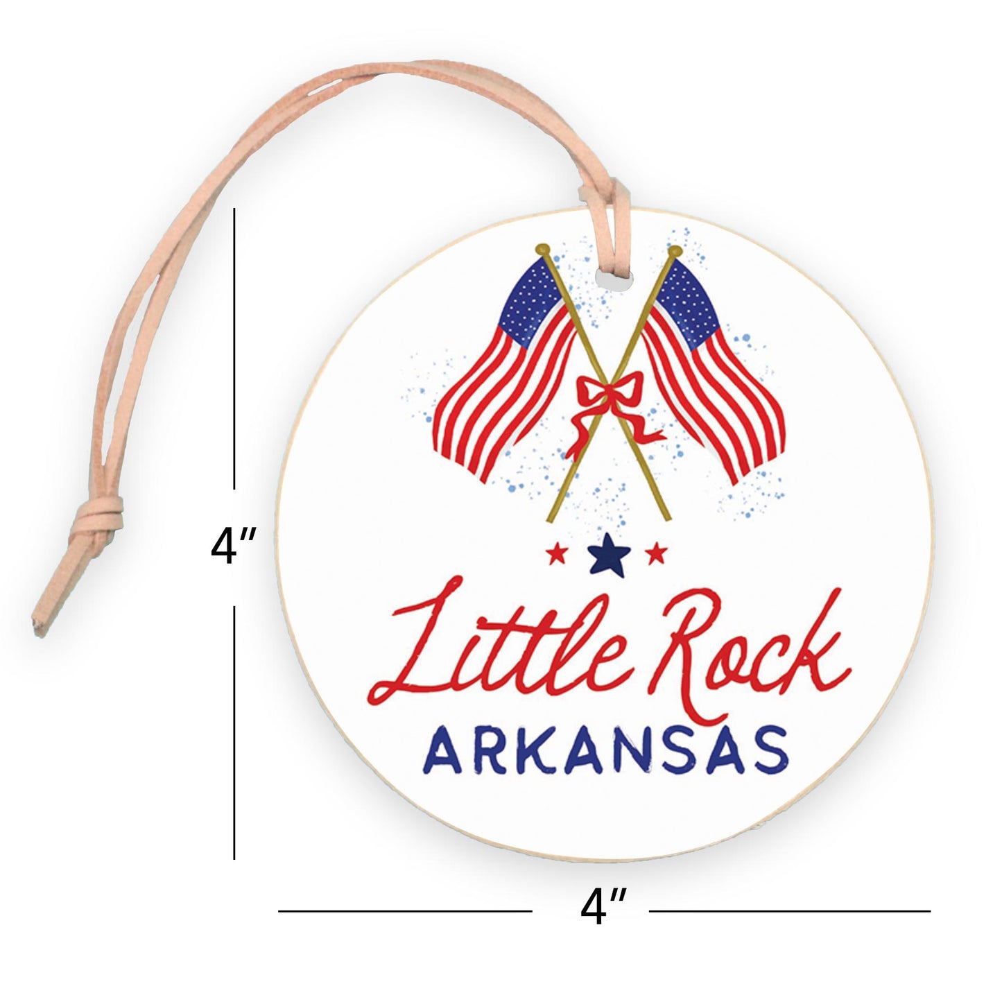 Love+Local 4in Ornament | American Summer Flags