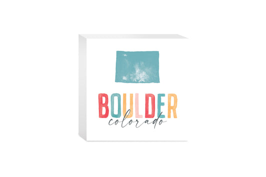 Watercolor City Boulder Colorado