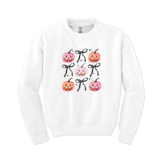 Youth Sweatshirt Pre Pack Halloween Pumpkins & Bows