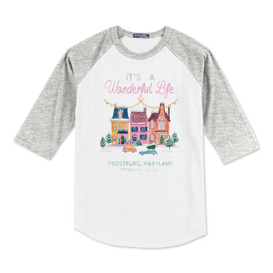 Youth Colorblock Raglan Pre Pack It's A Wonderful Life