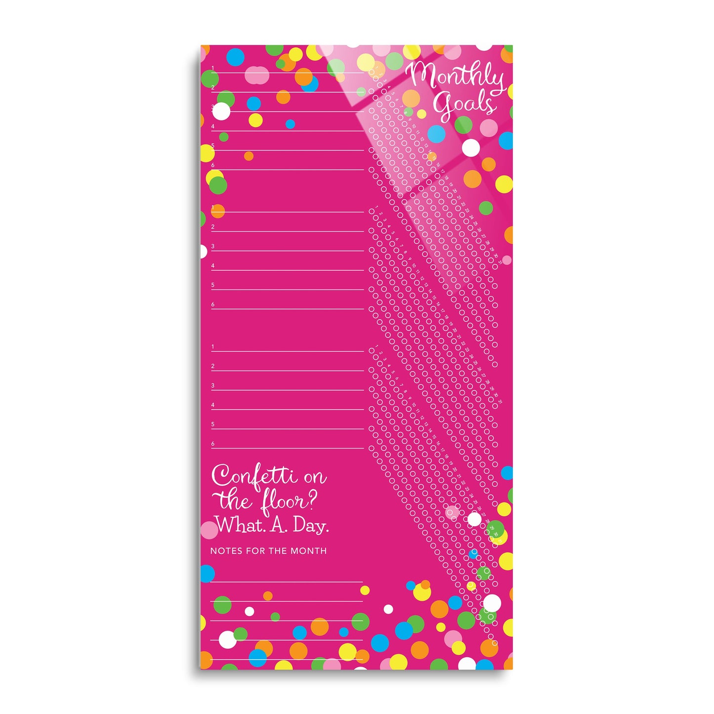 Pink Confetti Habit Tracker