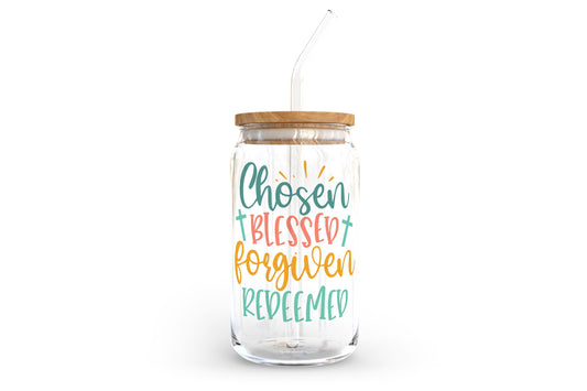 16oz Cold Brew Chosen Blessed Forgiven Redeemed