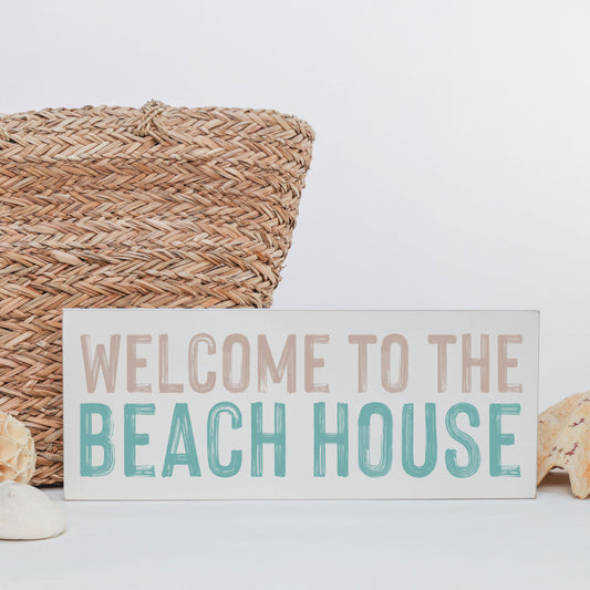 Welcome to the Beach House 7.5x18 Sign