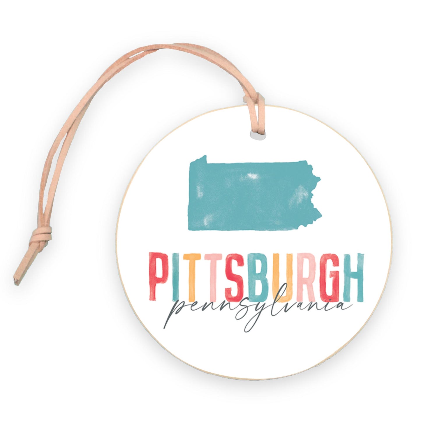 Watercolor City Pittsburgh Pennsylvania