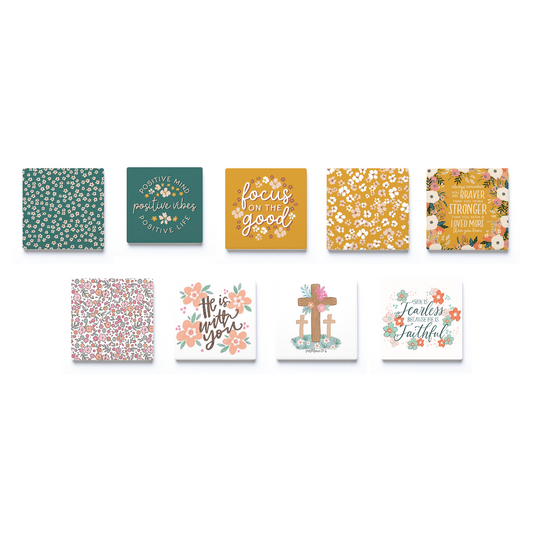 Square Coaster Loaded Display - Inspirational Pre-Pack