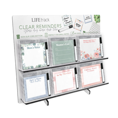 Clear Reminder Blank Display 6 Style