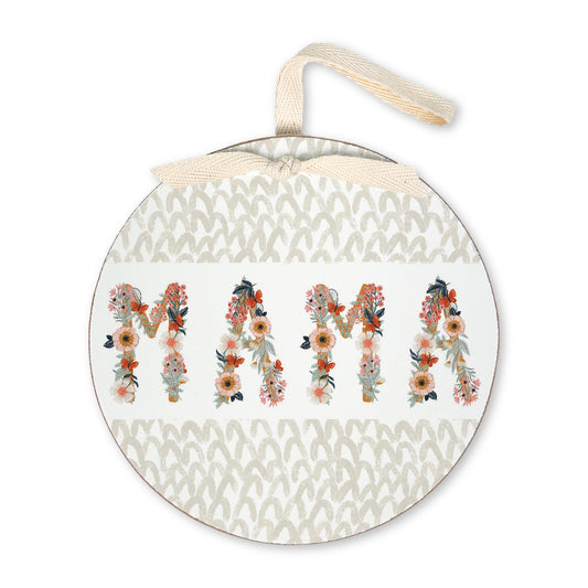 6" Round Ornament-Pretty Things Mama