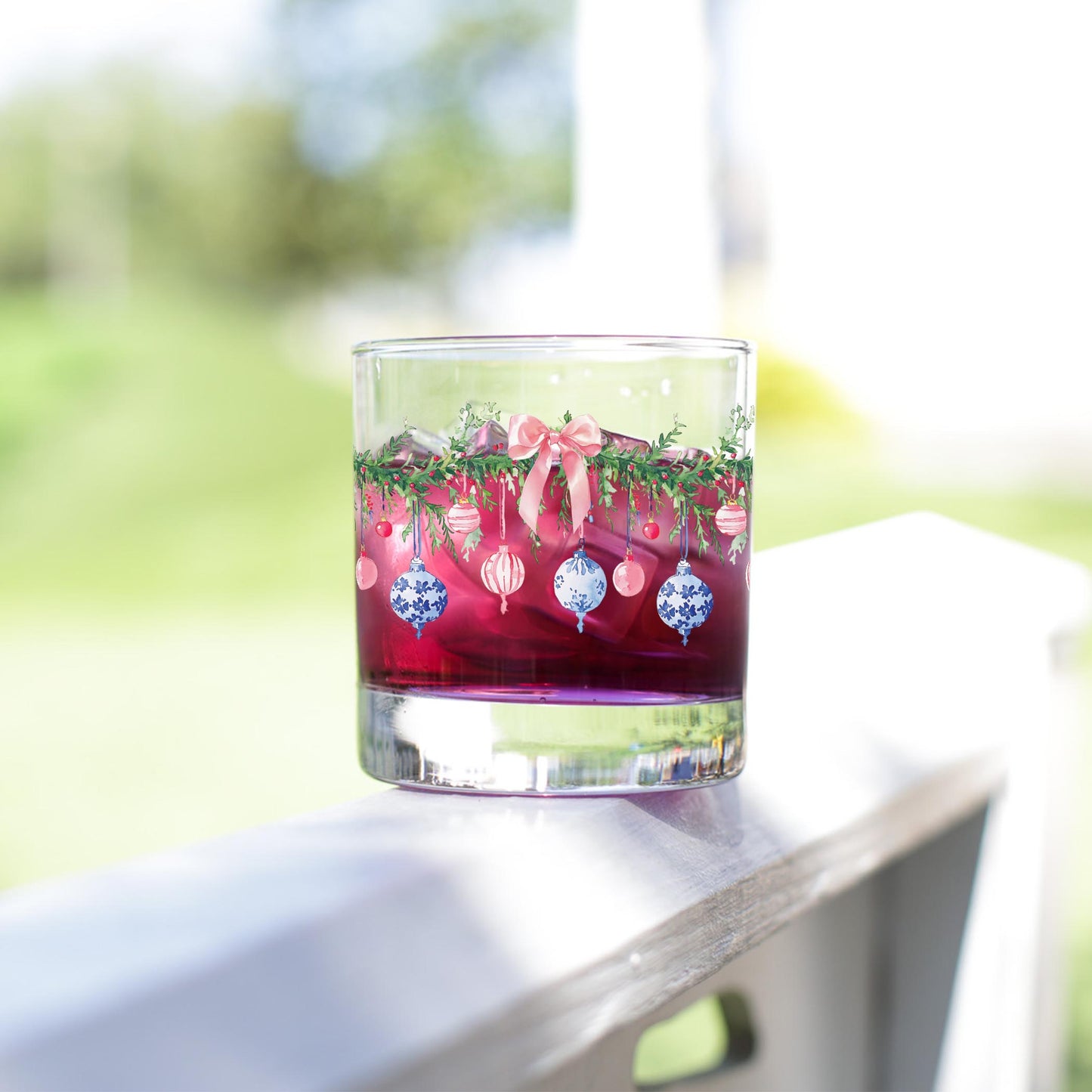 11oz Bourbon Glass-Blush & Baubles - A Grand Millennial Christmas -4