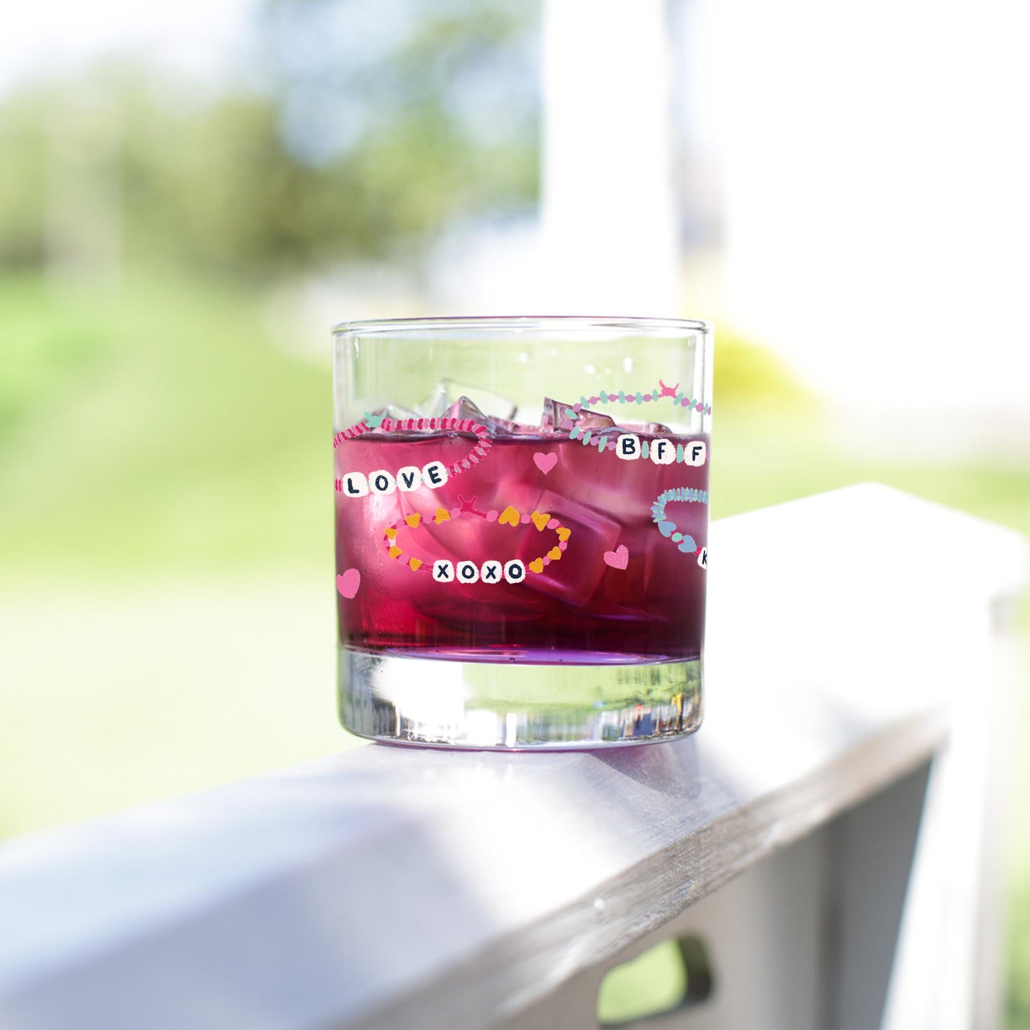 11oz Bourbon Glass-Friendship Bracelets