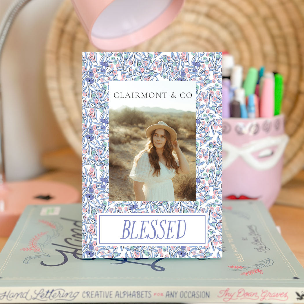 Fearless Faith Photo Frame - Blessed