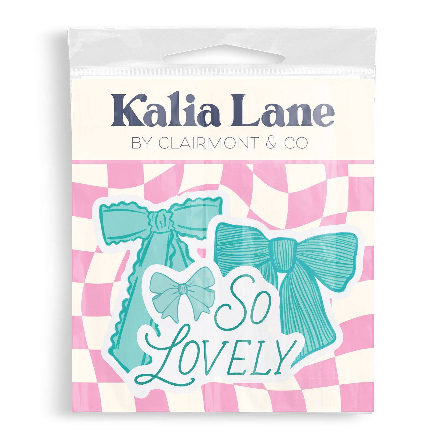 Preppy Bows Sticker Pre-Pack | Blue Preppy Bows