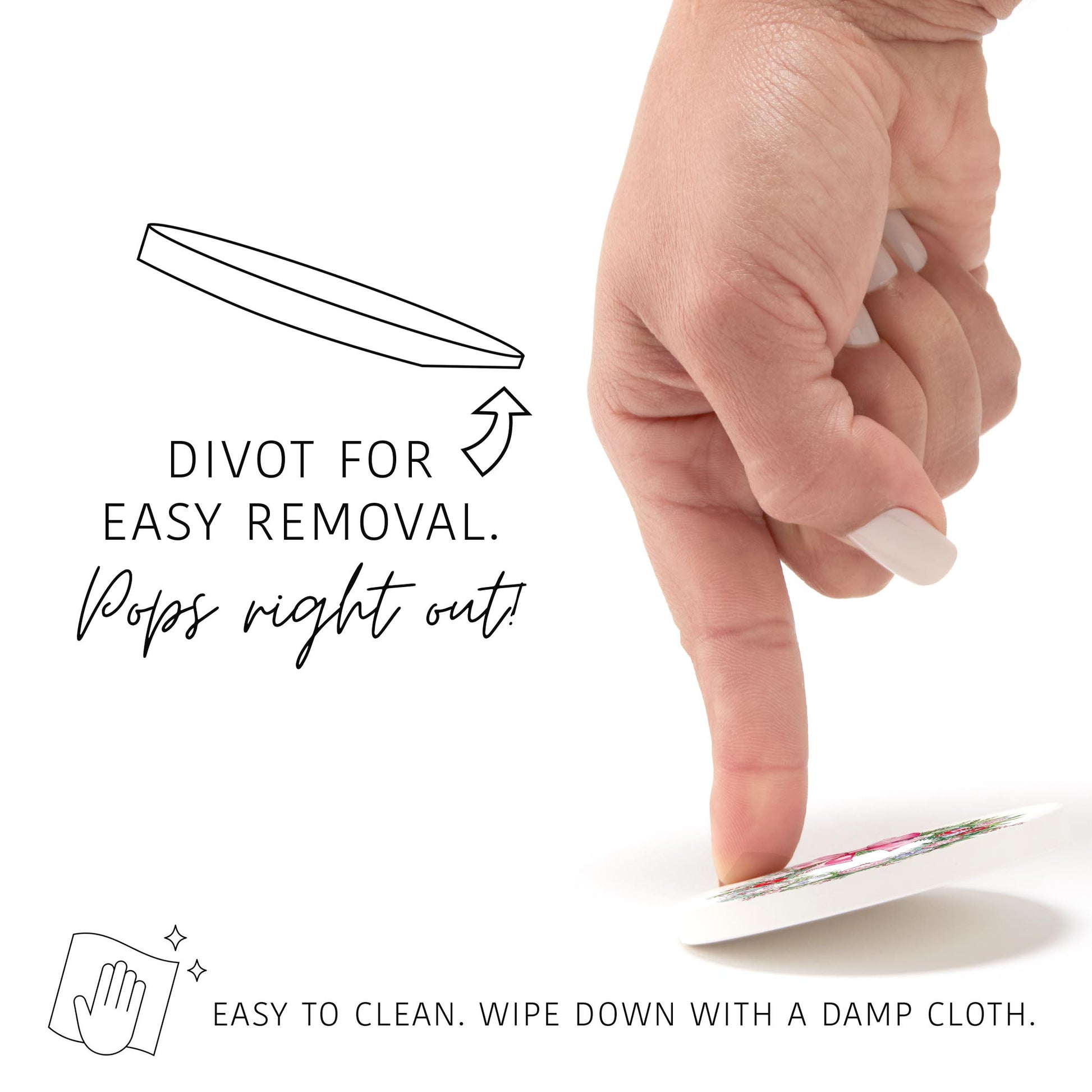 Car Coaster 2-Pack Kalia Lane-Blush & Baubles - A Grand Millennial Christmas -4