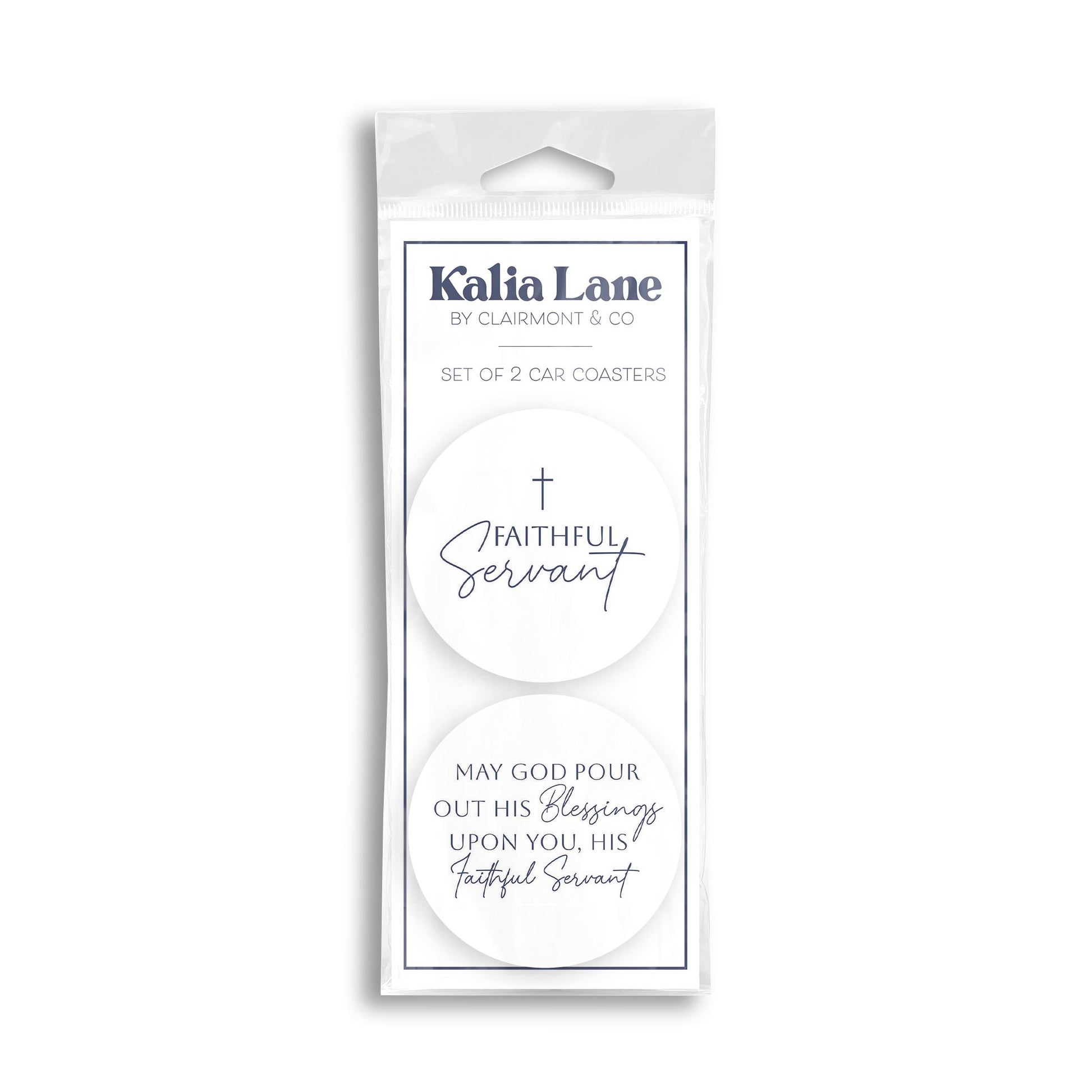 Car Coaster 2-Pack Kalia Lane-Faithful Servant & His Blessings -0