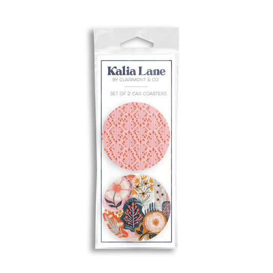 Car Coaster 2-Pack Kalia Lane-Pretty Things Patterns