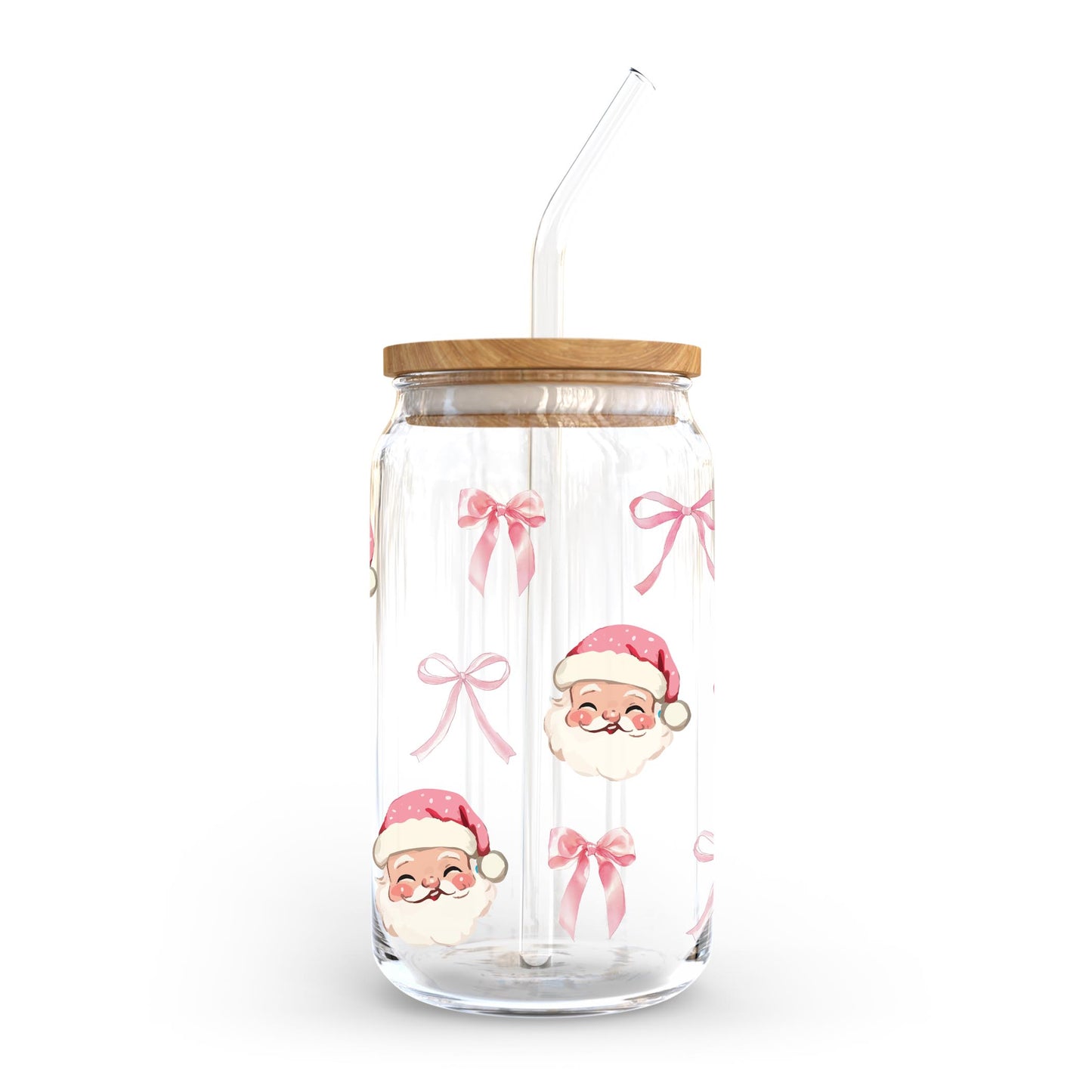 16oz Cold Brew Glass-Blush & Baubles - A Grand Millennial Christmas -0