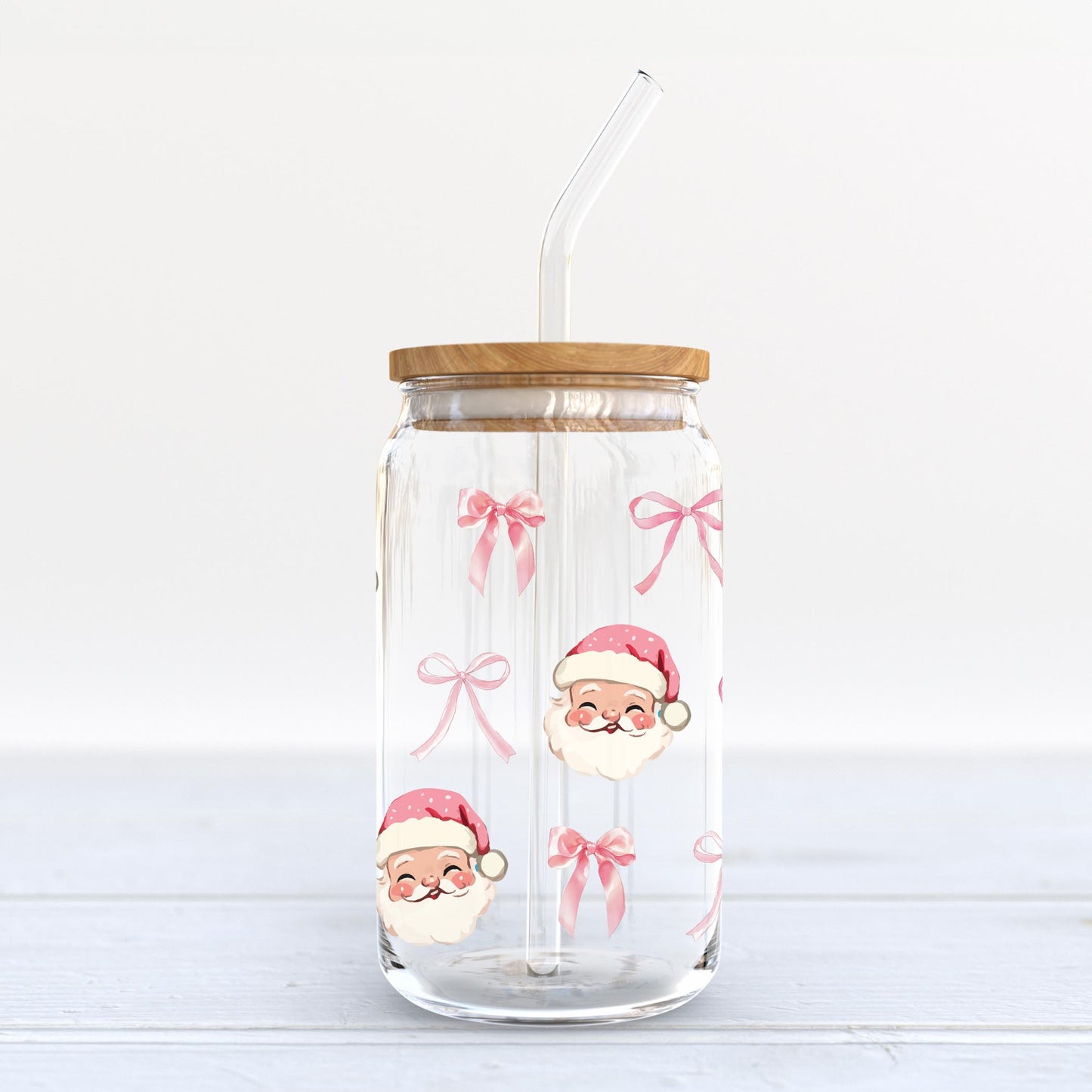 16oz Cold Brew Glass-Blush & Baubles - A Grand Millennial Christmas -6