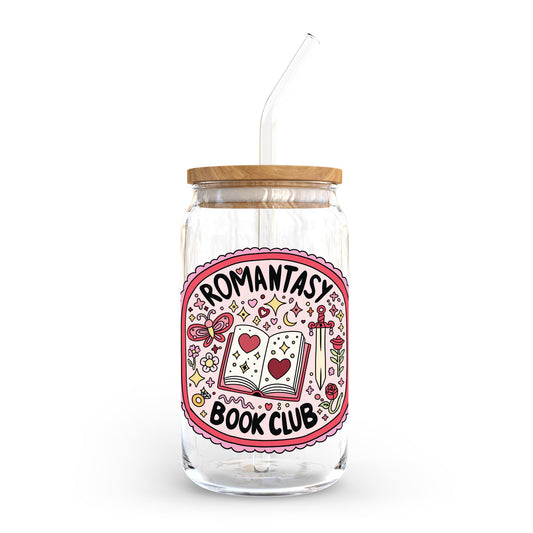 16oz Cold Brew Glass-Romantasy Book Club -0