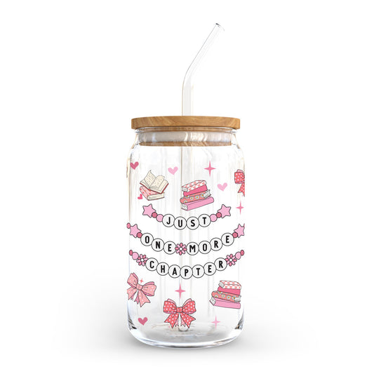 16oz Cold Brew Glass-Just One More Chapter -0