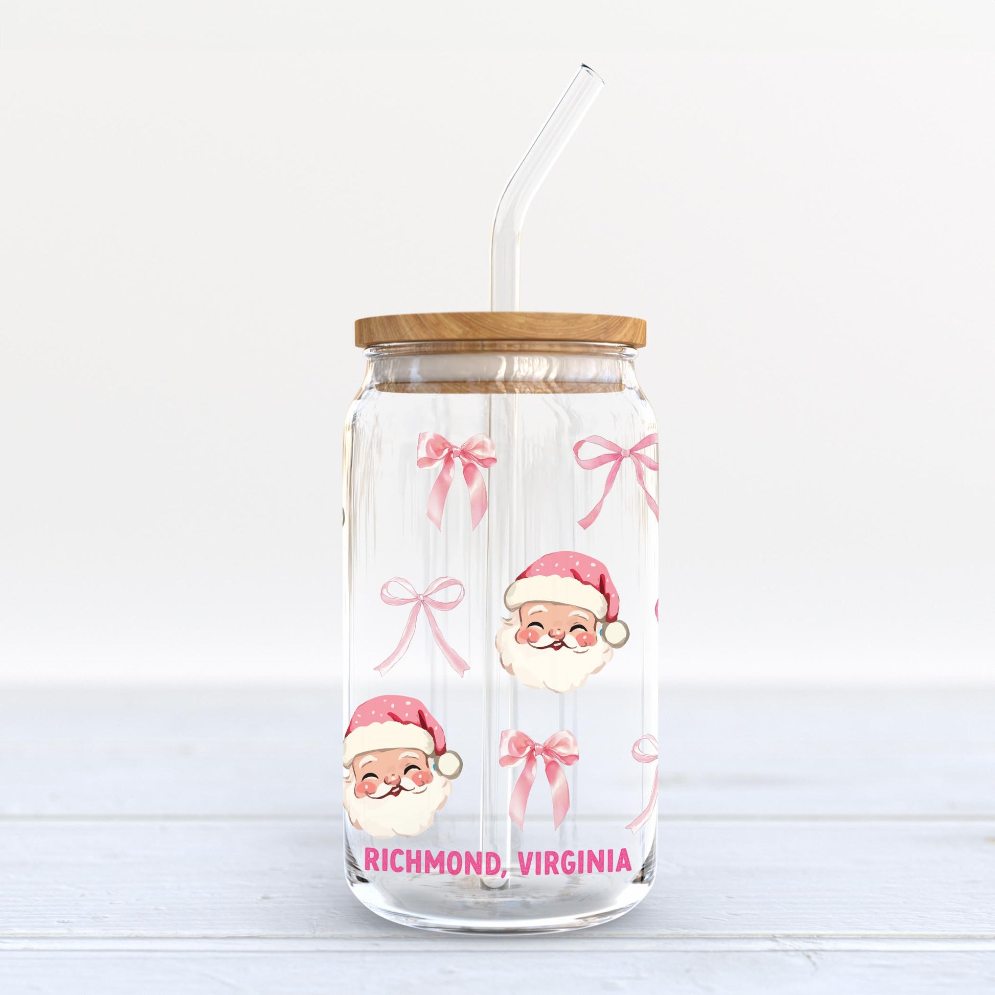 16oz Cold Brew Glass-Love+Local Blush & Baubles - A Grand Millennial Christmas -3