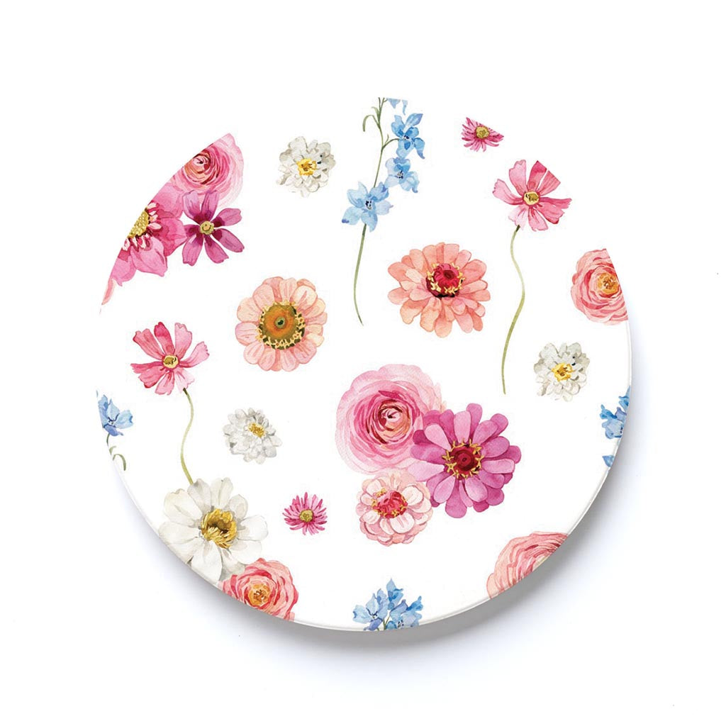 Car Coaster-Fantasy Garden Florals 2 -0