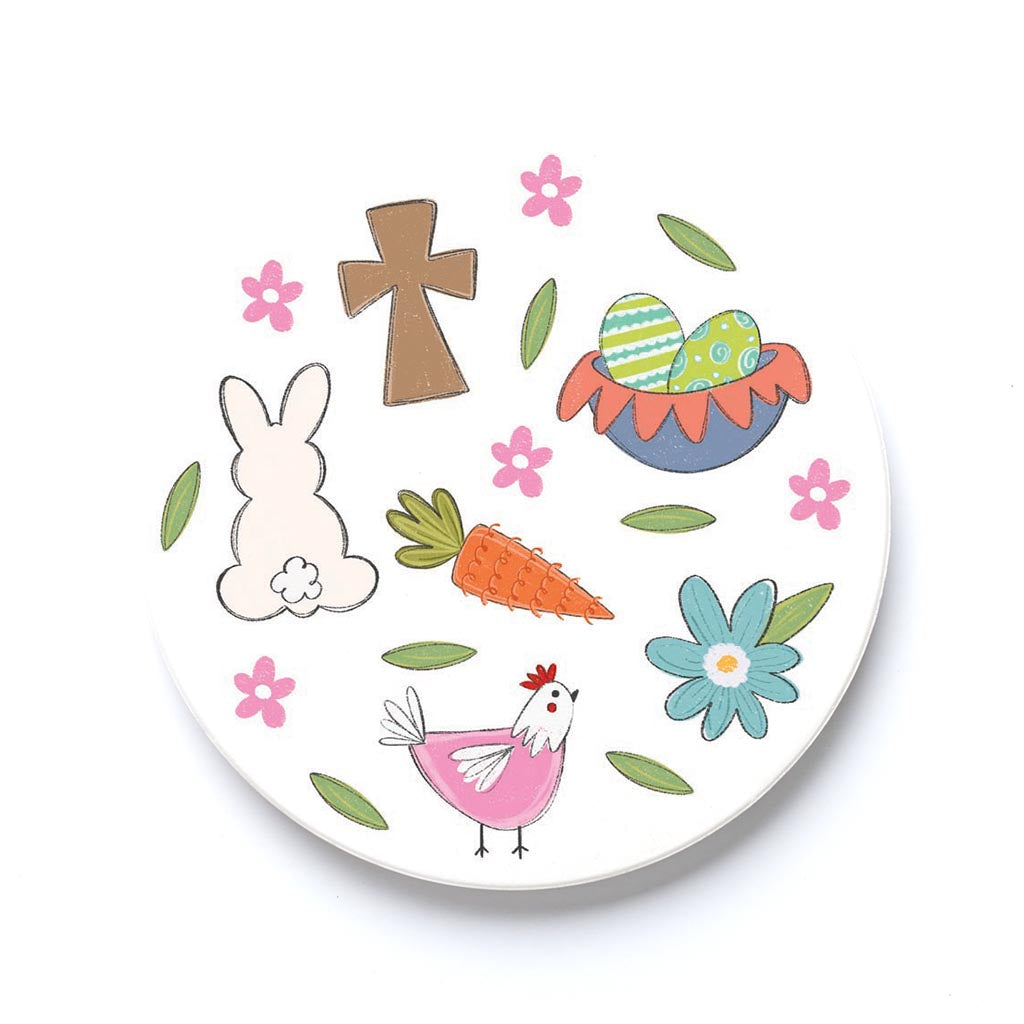 Car Coaster-Easter Pattern