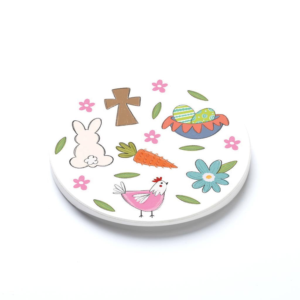 Car Coaster-Easter Pattern