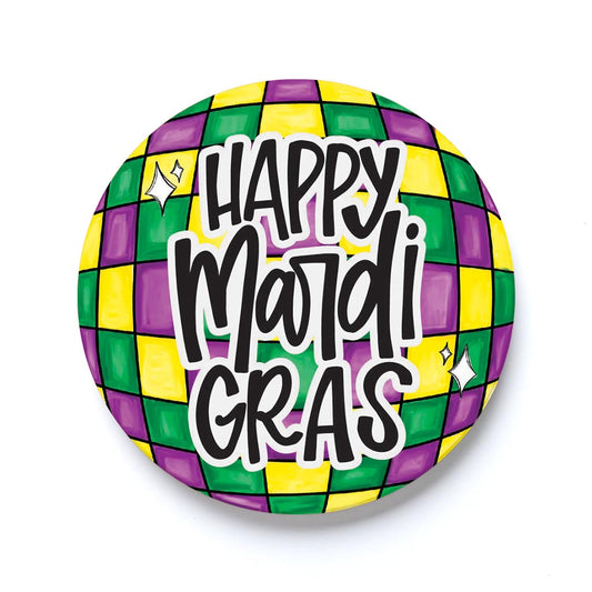 Car Coaster-Mardi Gras Disco Ball