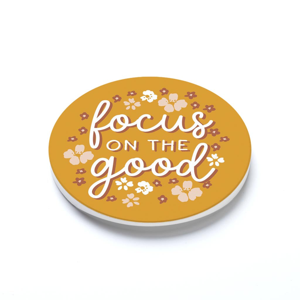 Car Coaster-Focus On The Good -1